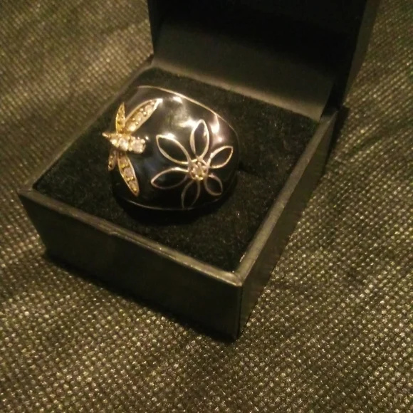 Stainless dragonfly ring - Picture 2 of 10